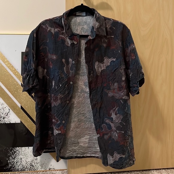 Dior Peter Doig Hawaiian Shirt - Mens - Size 39